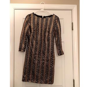 Gold NYE Mini Dress
